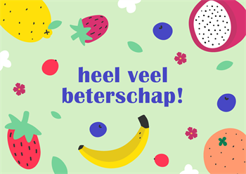 Heel veel beterschap