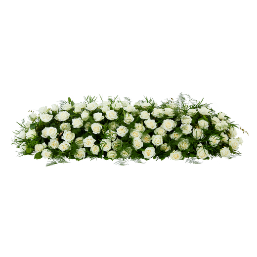 Pure rozen kistbedekking