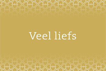 Veel liefs neutraal